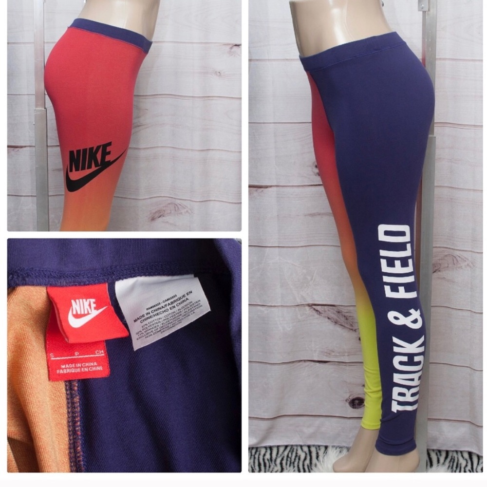 Multicolored Nike leggings